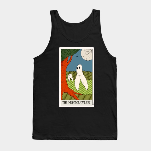 The Fresno Nightcrawlers Tarot Card Tank Top by The Cat that Draws